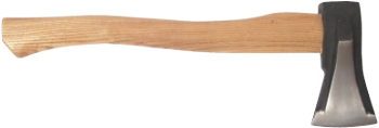 Topor cu coada pentru despicat lemne, forjat