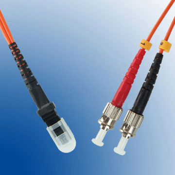 Patch cord fibra optica multimode duplex, MTRJ-ST, 1metru