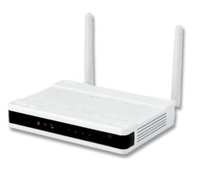Router broadband cu WiFi 802.11n 2T2R si switch 4 port