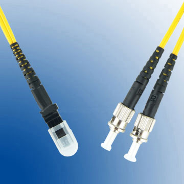 Patch cord fibra optica singlemode, duplex, MTRJ-ST , 1 metru